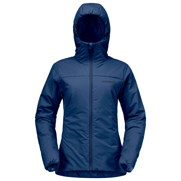 

Женская куртка Femund Thermo60 с капюшоном и застежкой-молнией из синтетического волокна Norrøna, индиго