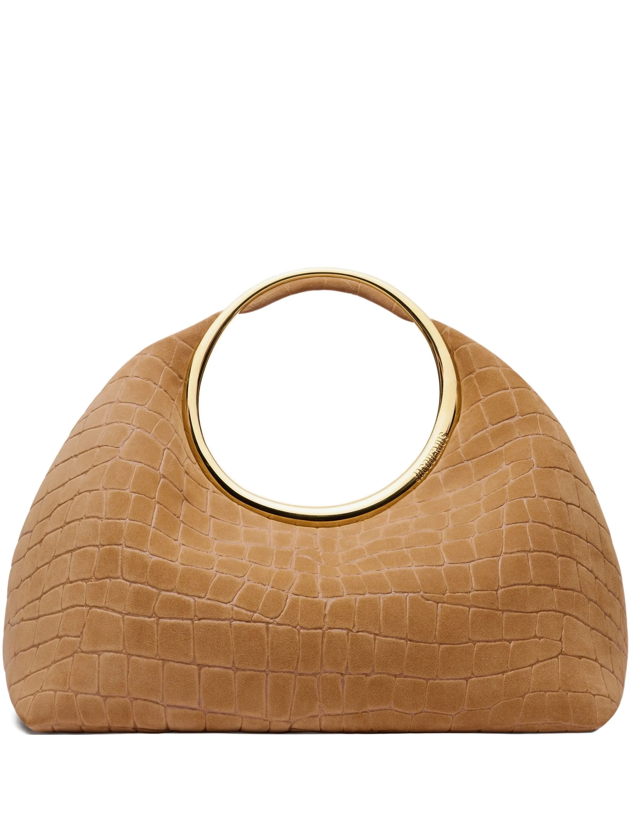 

Сумка-тоут The Calinou с тиснением под кожу крокодила Jacquemus, коричневый