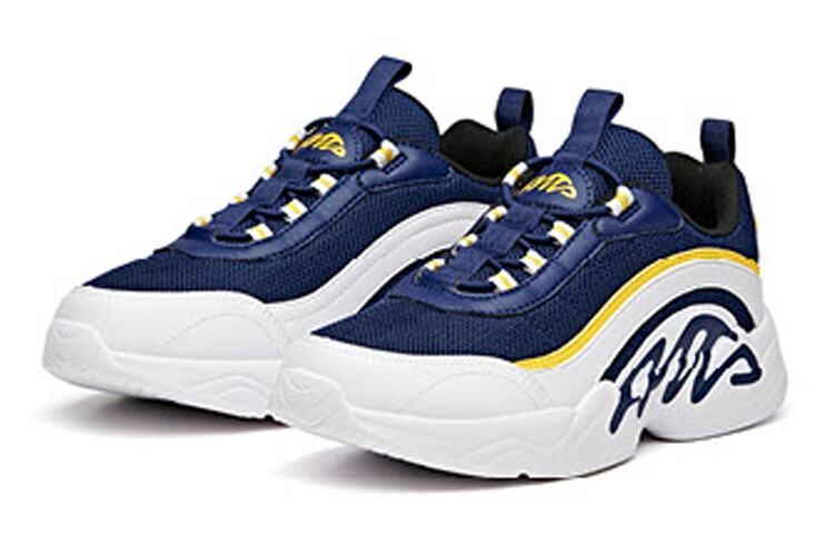 Детские кроссовки GS Low-top Белые/Синие/Желтые Anta Kids — фото 3