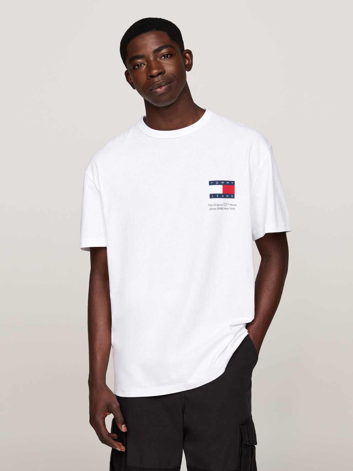 

Футболка Tommy Jeans Regular Fit, белый