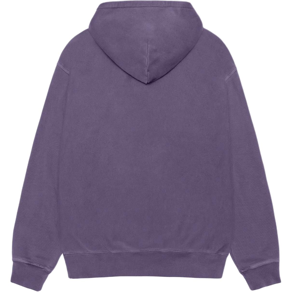 Джамбо худи пигментного крашения Stussy, черный — фото 4