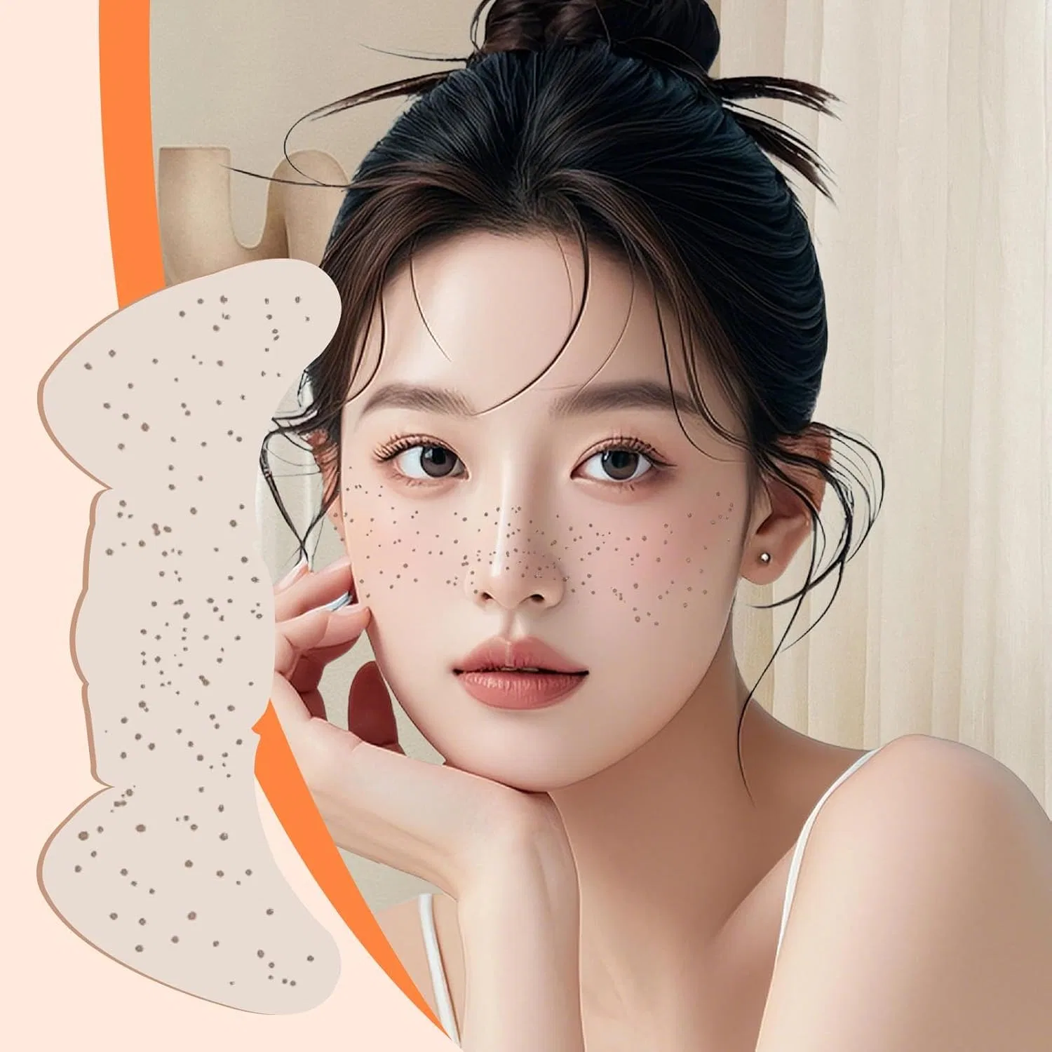 Глиттер для лица Makeup Patch, бренд No brand, 10 шт, цвет 01 — фото 2