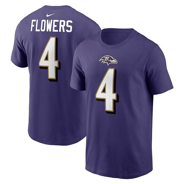 

Футболка мужская Zay Flowers Baltimore Ravens с именем и номером игрока Nike