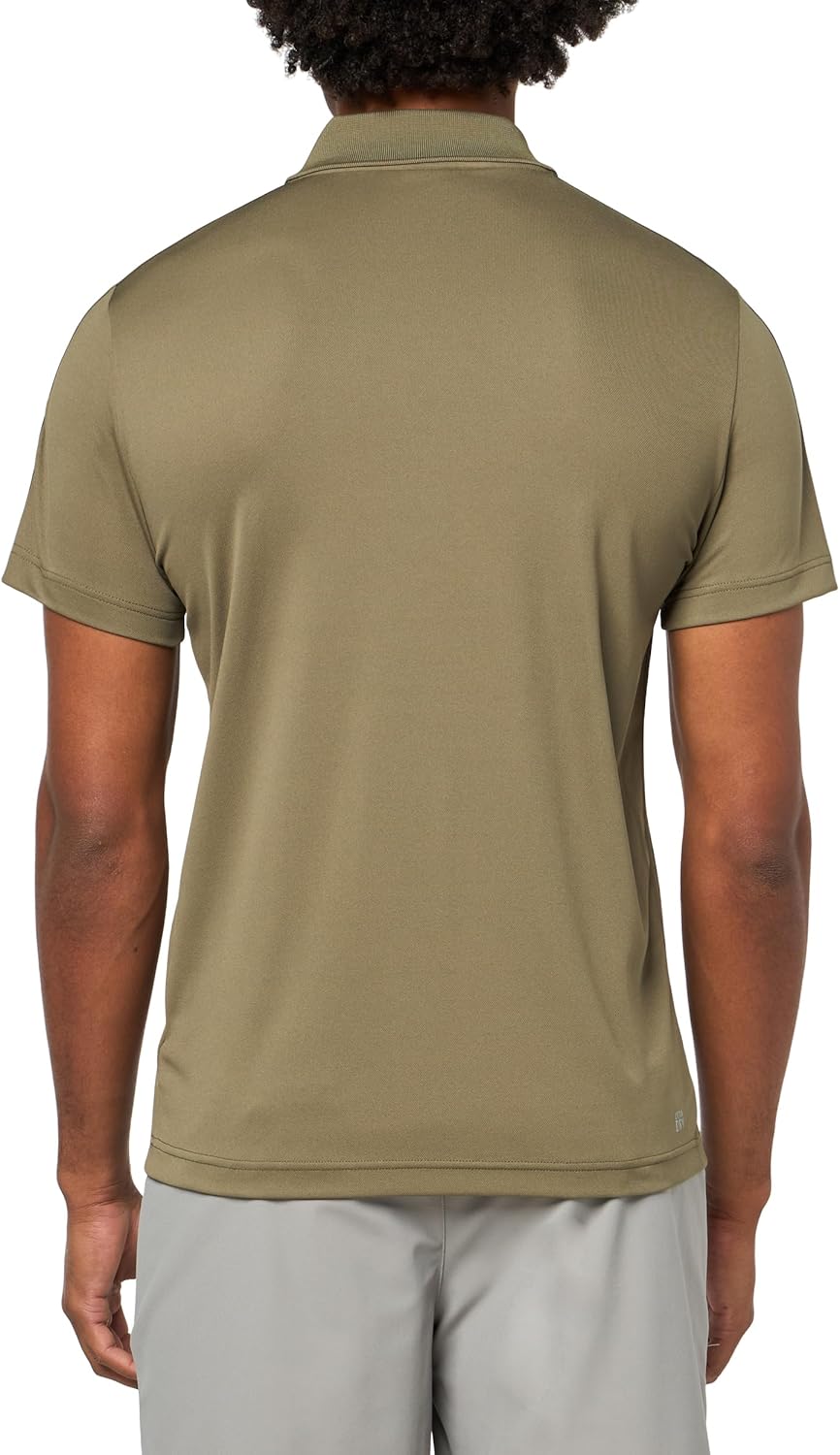 Lacoste мужская спортивная тенниска поло Ultra-Dry с фирменной полосой, Olive — фото 2