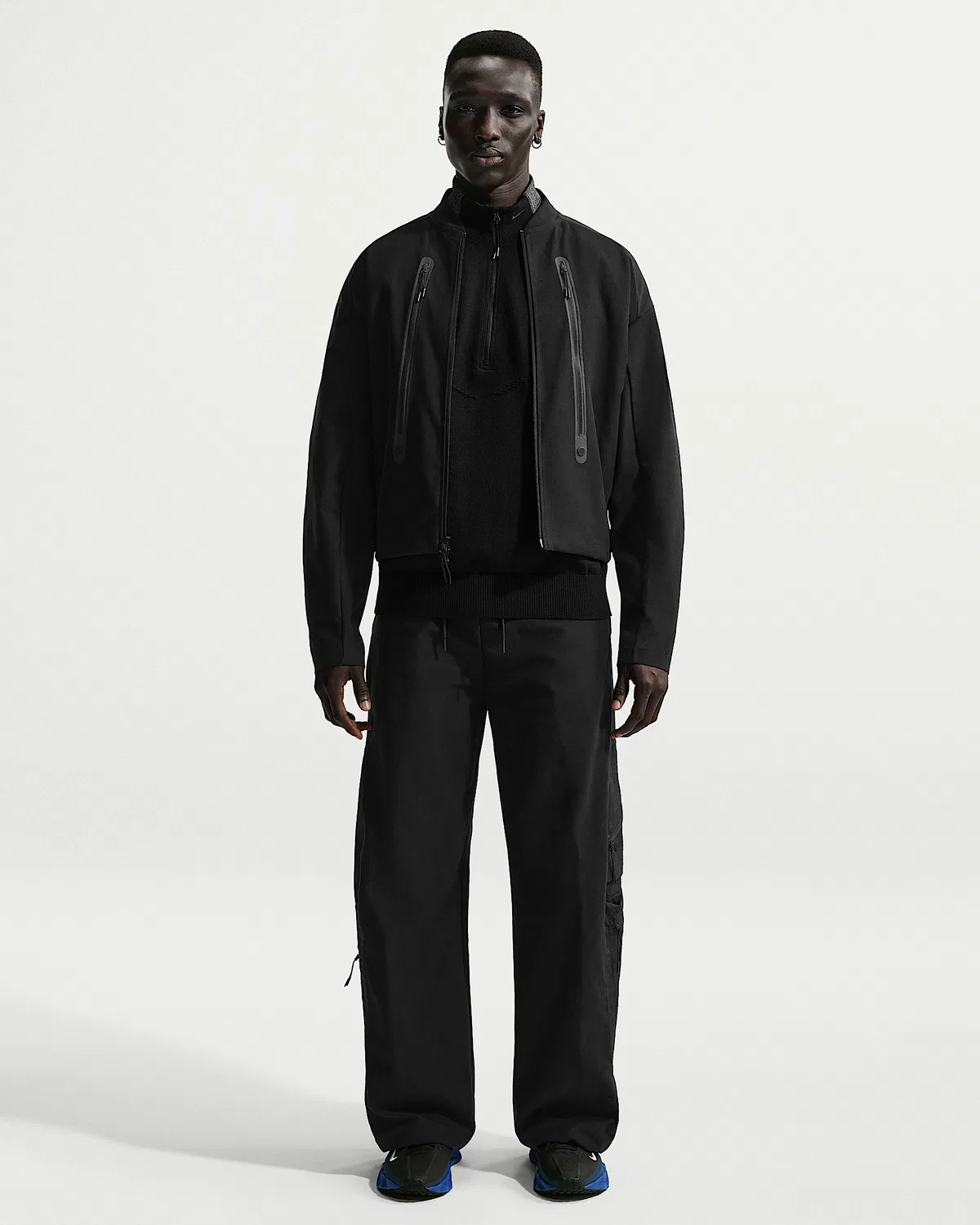 Мужские спортивные штаны Nike Tech Dri-FIT Shori Knit Utility, Black/Black/Black