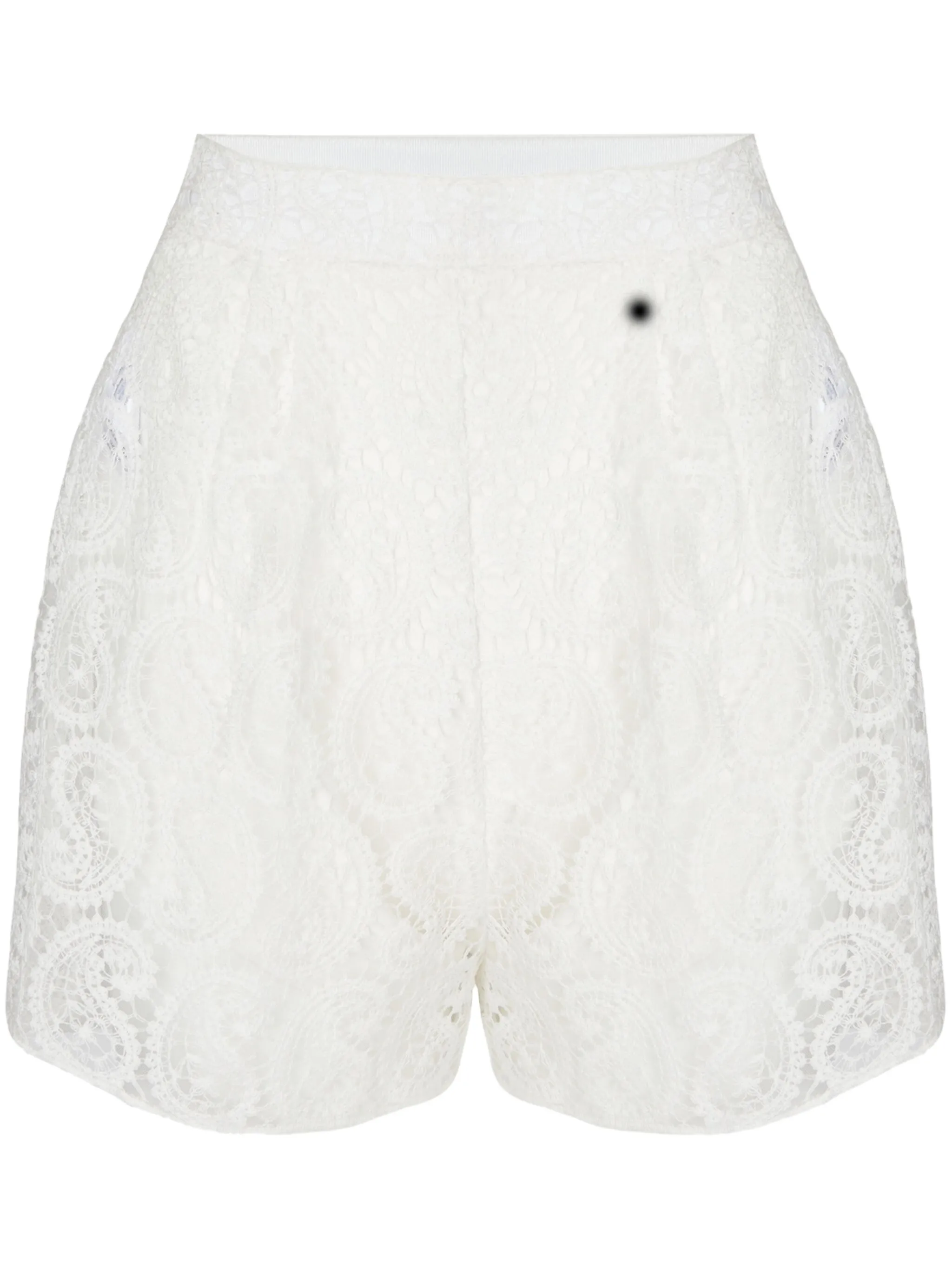 

Шорты с завышенной талией и узором пейсли Giambattista Valli, белый