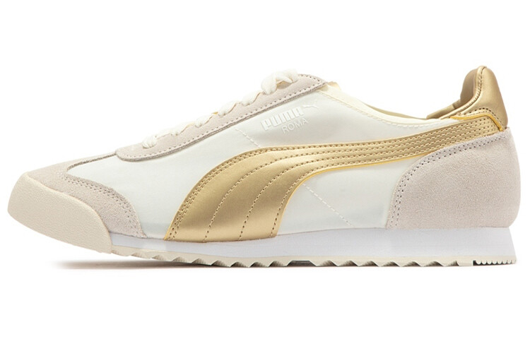 Кроссовки Puma Roma OG Nylon 'Metallic - Whisper White Team Gold'