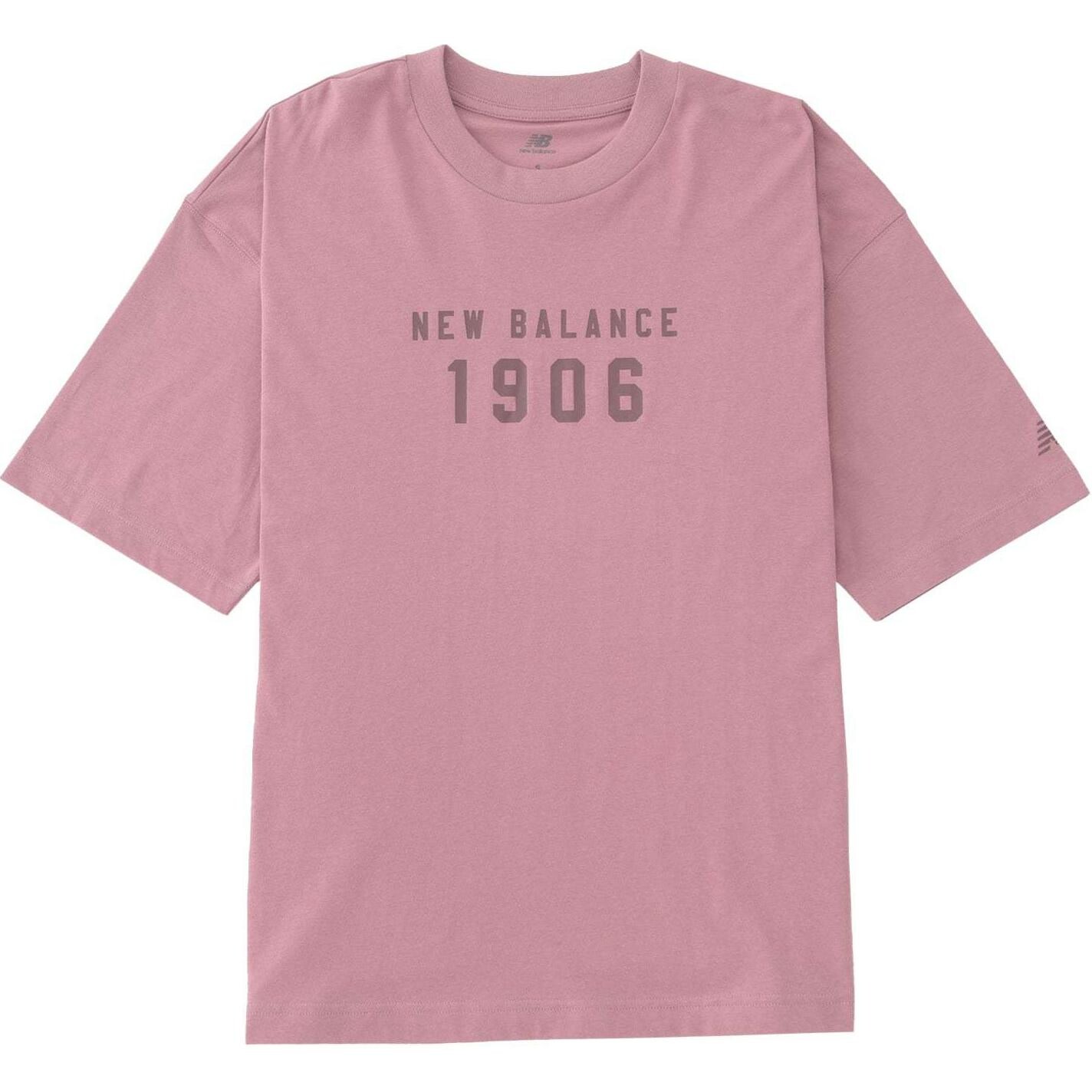 

Футболка Iconic Collegiate женская, розовое дерево New Balance