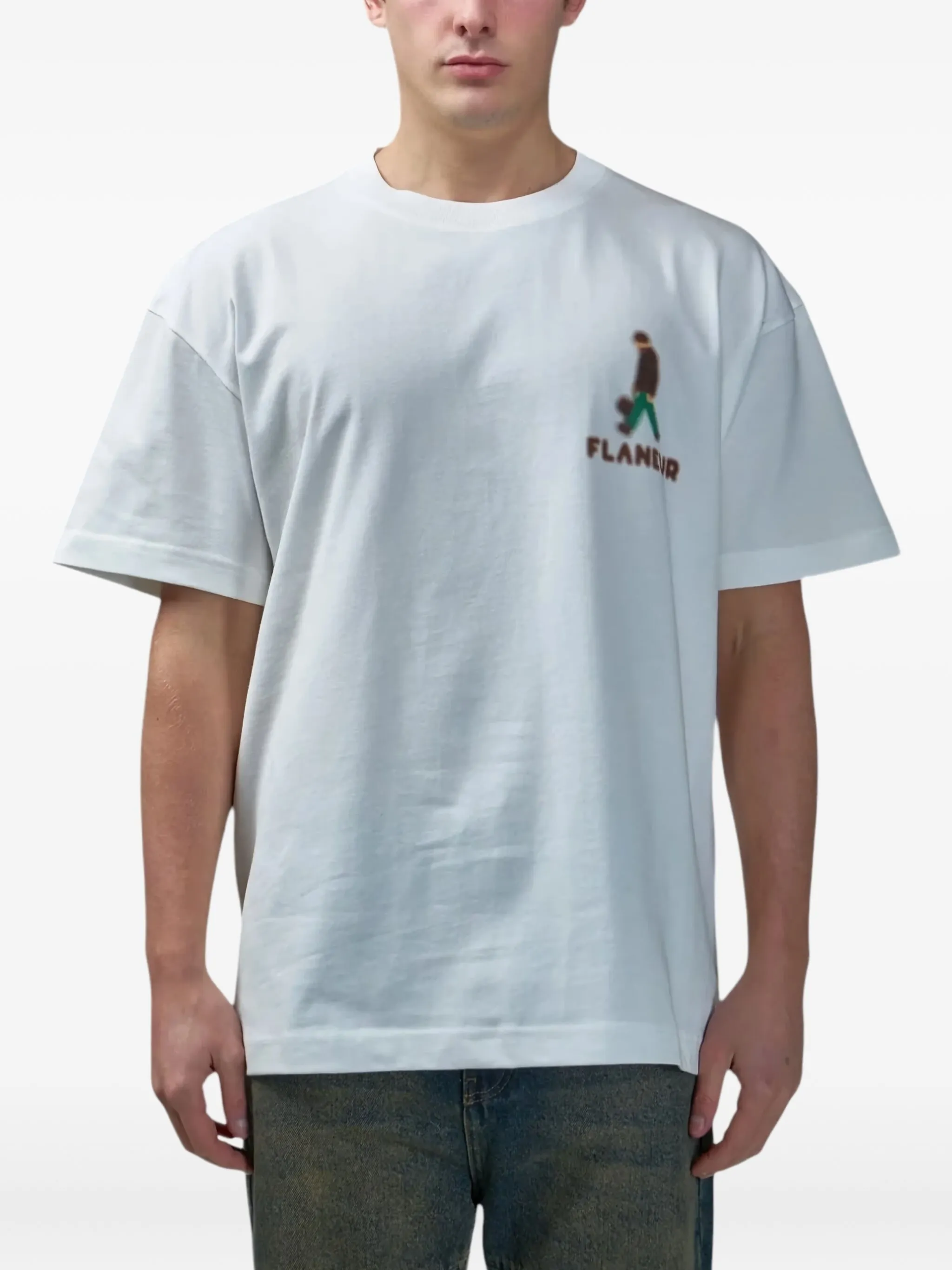 

Футболка Blurred Stroller Flâneur, белый