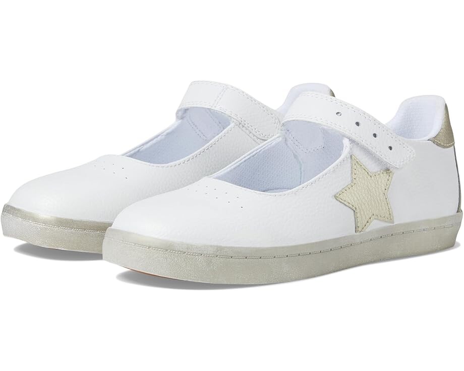 

Кроссовки FootMates Stella-Leather, цвет White/Gold Leather