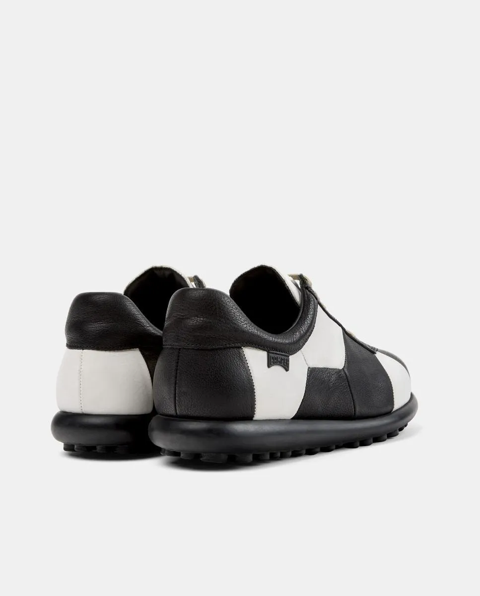 Женские кожаные кроссовки Pelotas Ariel Hella Twins со шнурками Camper, черный — фото 4