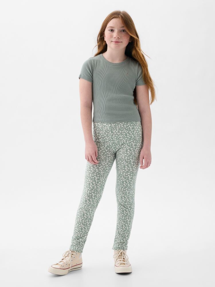 

Детские леггинсы с узором Gap, зеленый