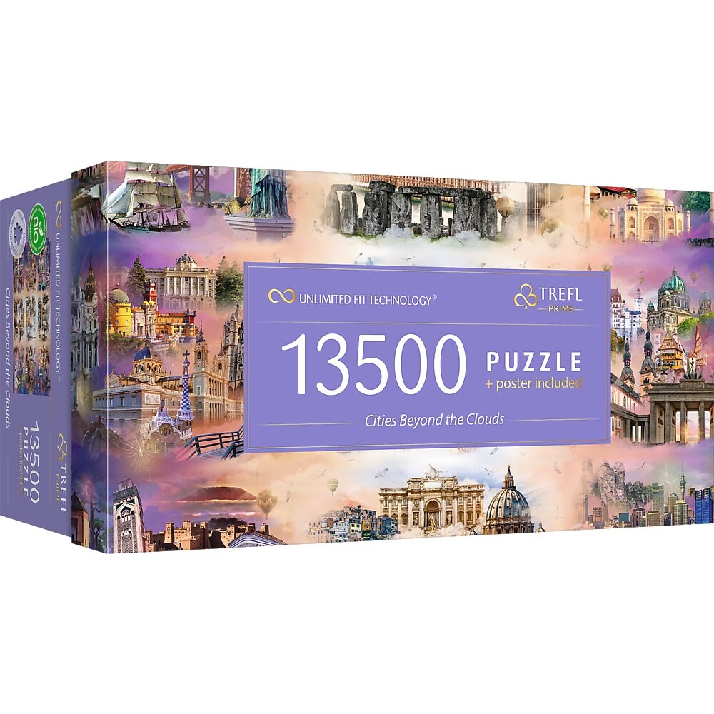 

Trefl, Puzzle Prime, Города за облаками, 81030