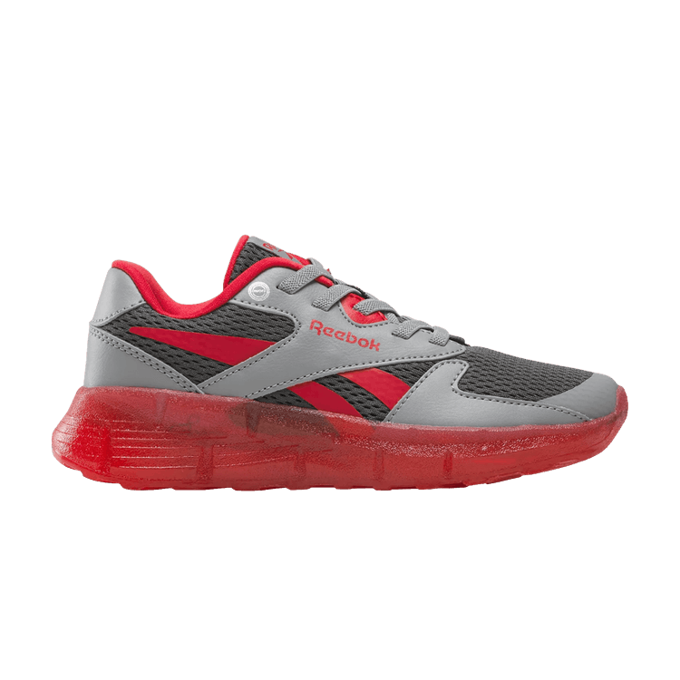 

Кроссовки Zig N' Glow 2 Elastic Lace Little Kid 'Grey Vector Red', серый