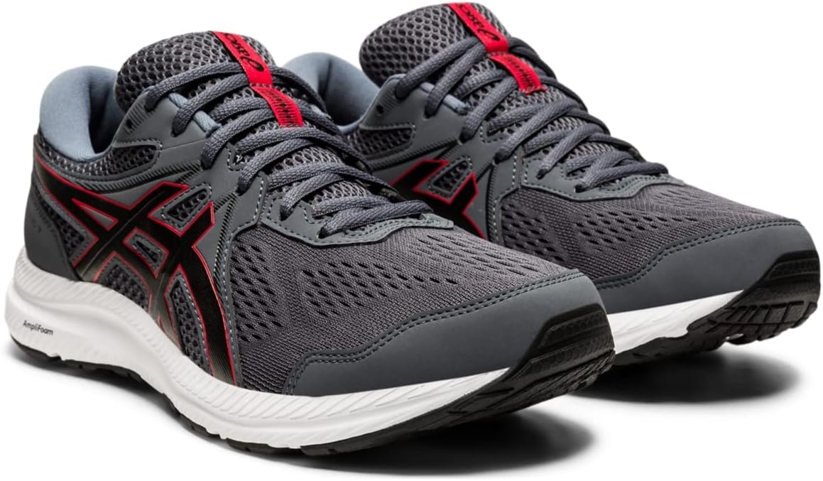 Мужские кроссовки для бега ASICS Gel-Contend 7, красный/серый — фото 3