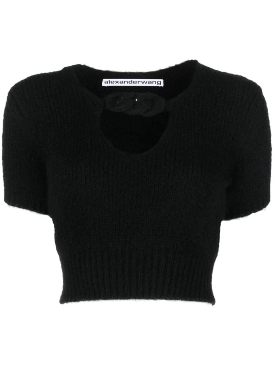 

Alexander Wang укороченный топ, черный