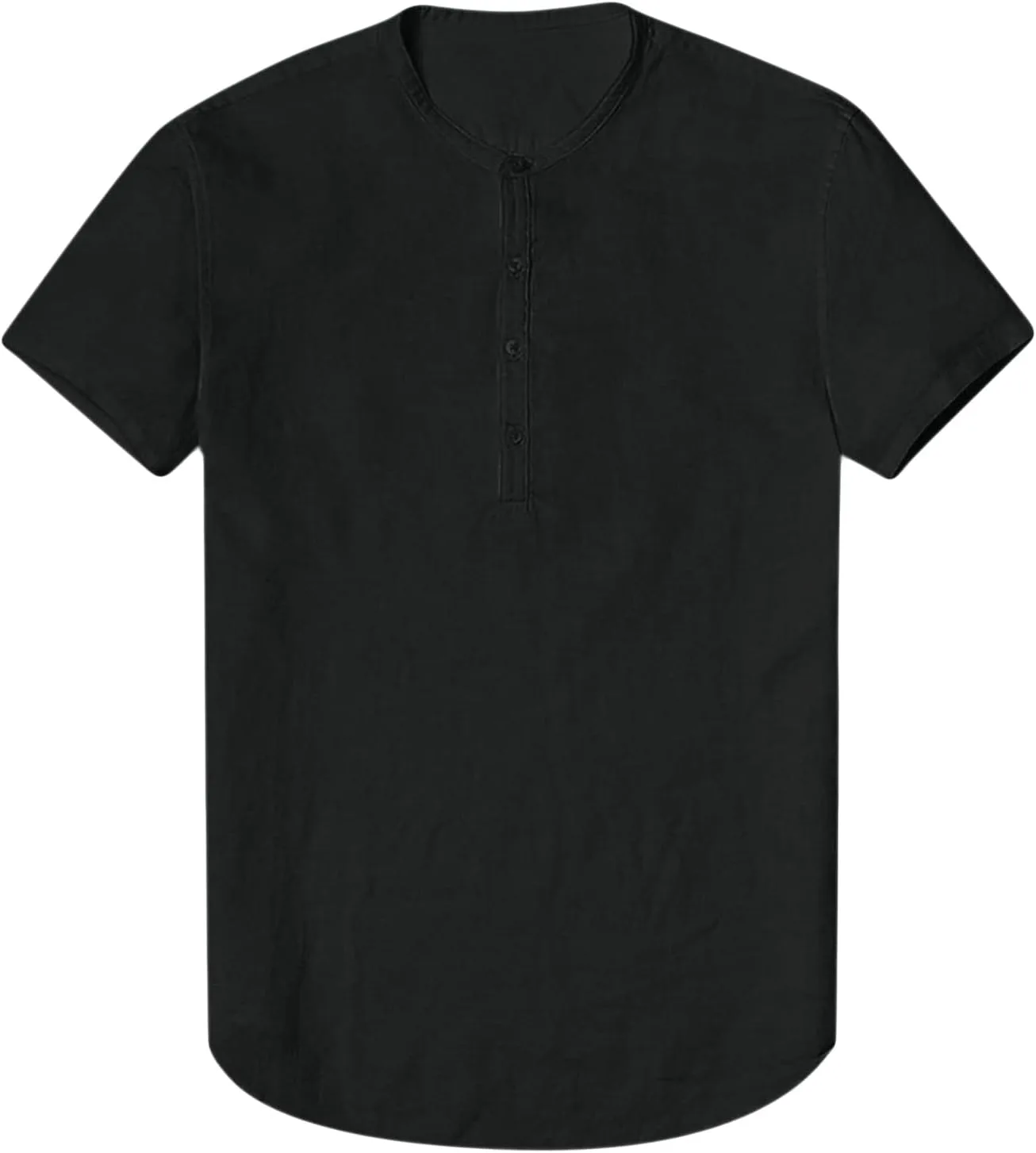 

Мужская повседневная льняная рубашка-поло с коротким рукавом Maiyifu-GJ