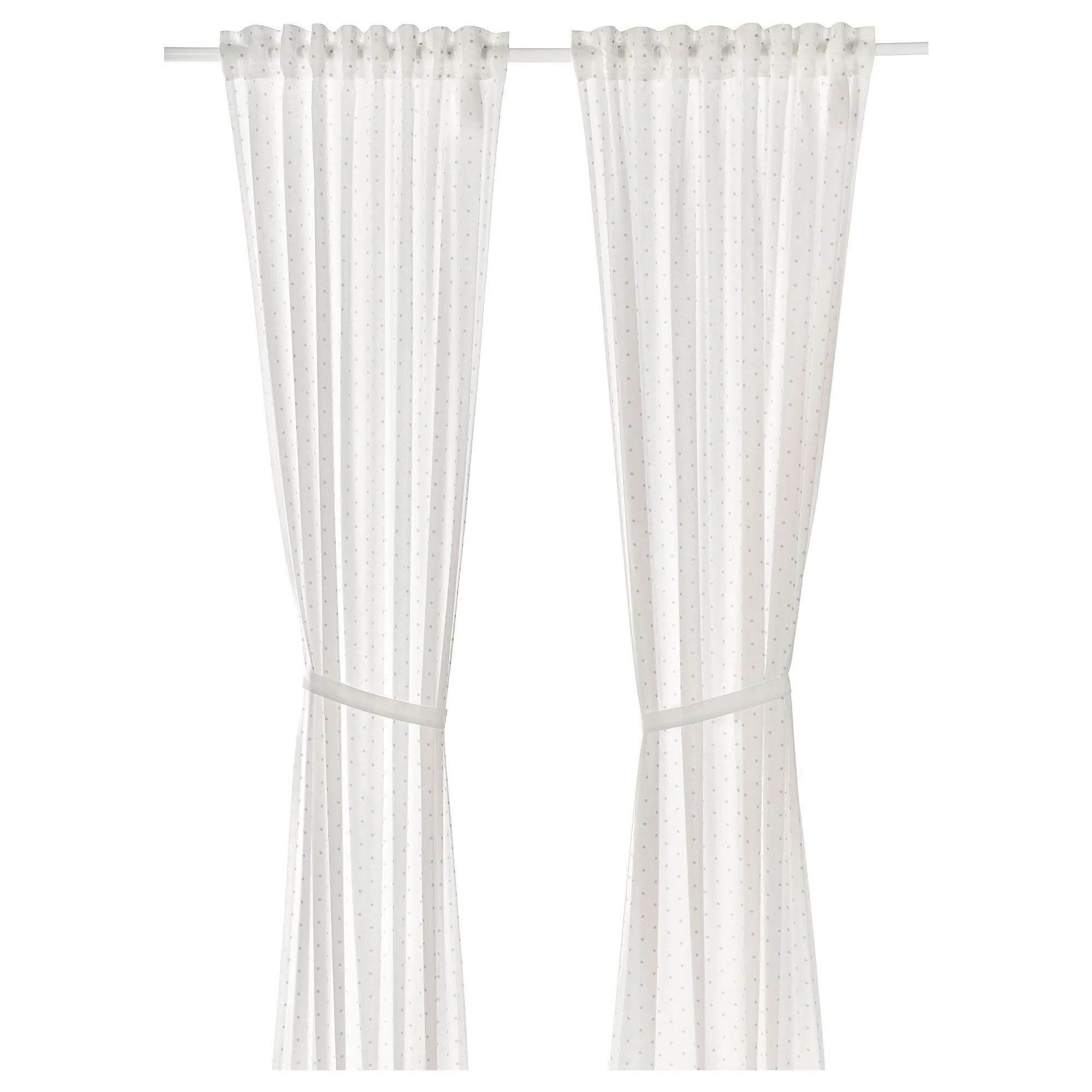 

Штора для младенцев, белая, 120х300 см, LEN IKEA