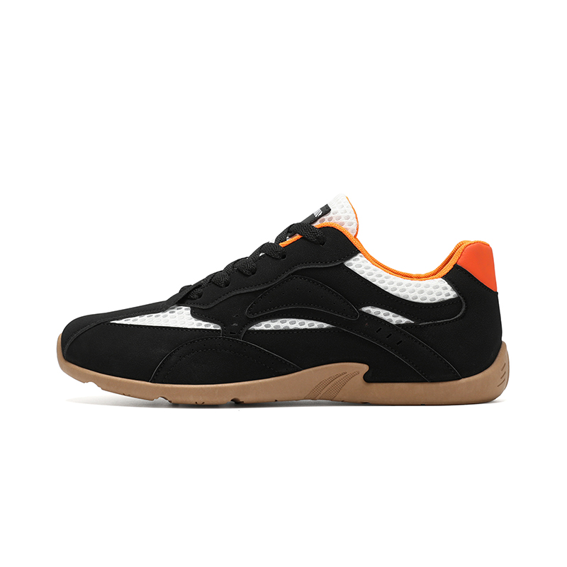 

Износостойкие дышащие низкие повседневные туфли для мужчин BTR, Black Red
