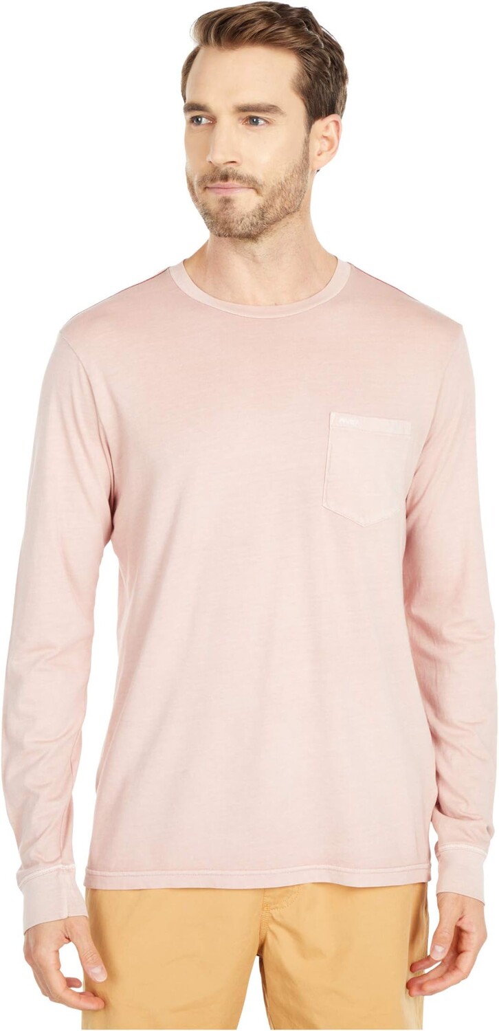 

Футболка RVCA PTC Pigment Long Sleeve Tee, цвет Pale Mauve