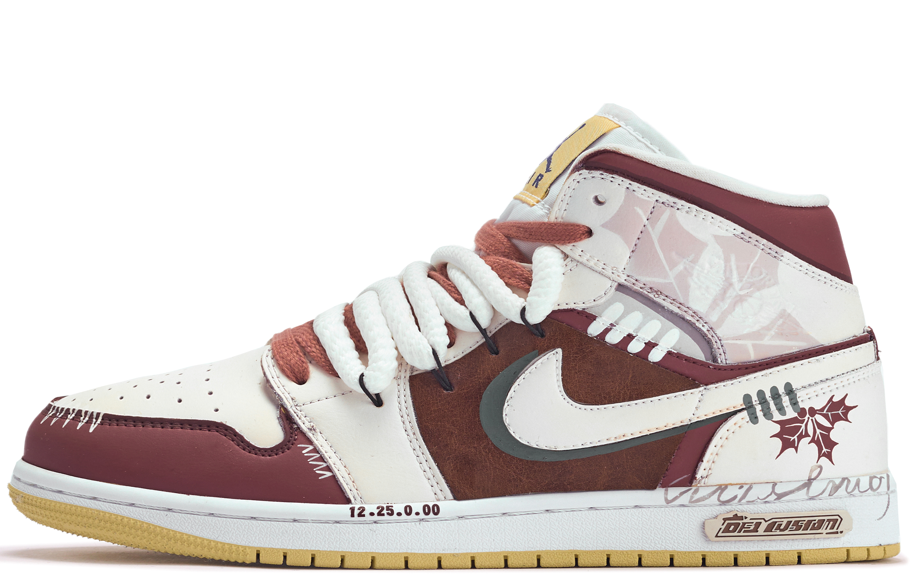 

Jordan Air Jordan 1 винтажные баскетбольные кроссовки женские, Burgundy