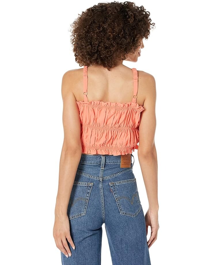 

Топ Levi's Premium Shara Cinched Tiny Top, цвет Persimmon