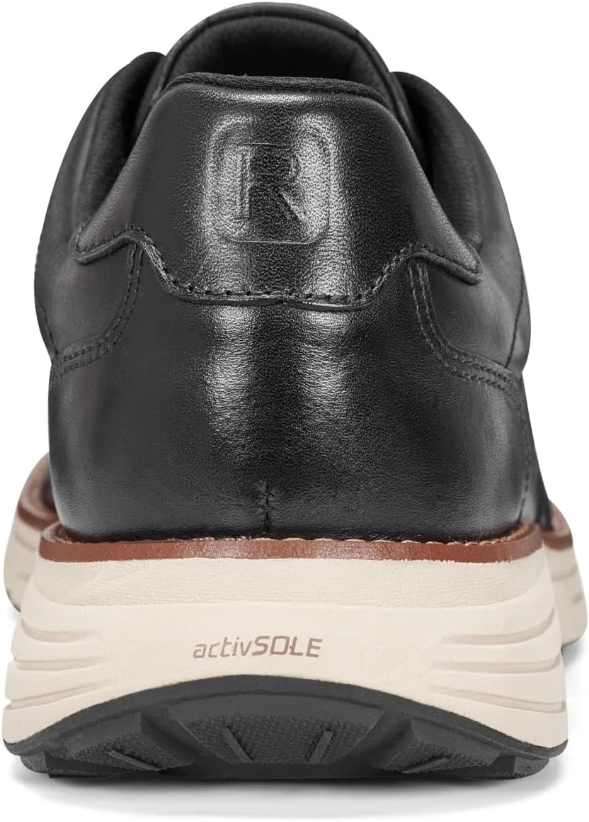 Мужские кроссовки Rockport Weston, Black Leather — фото 2