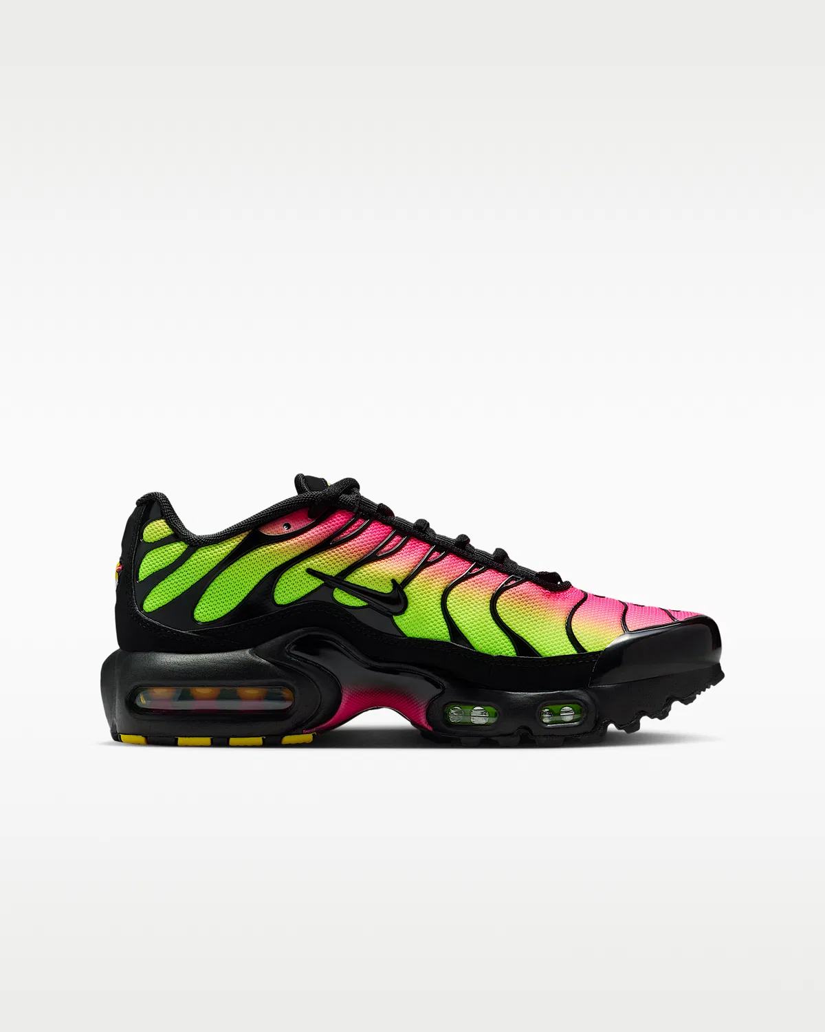 Кроссовки Nike Air Max Plus для детей старшего возраста, Black/Hyper Pink/Volt/Black — фото 3