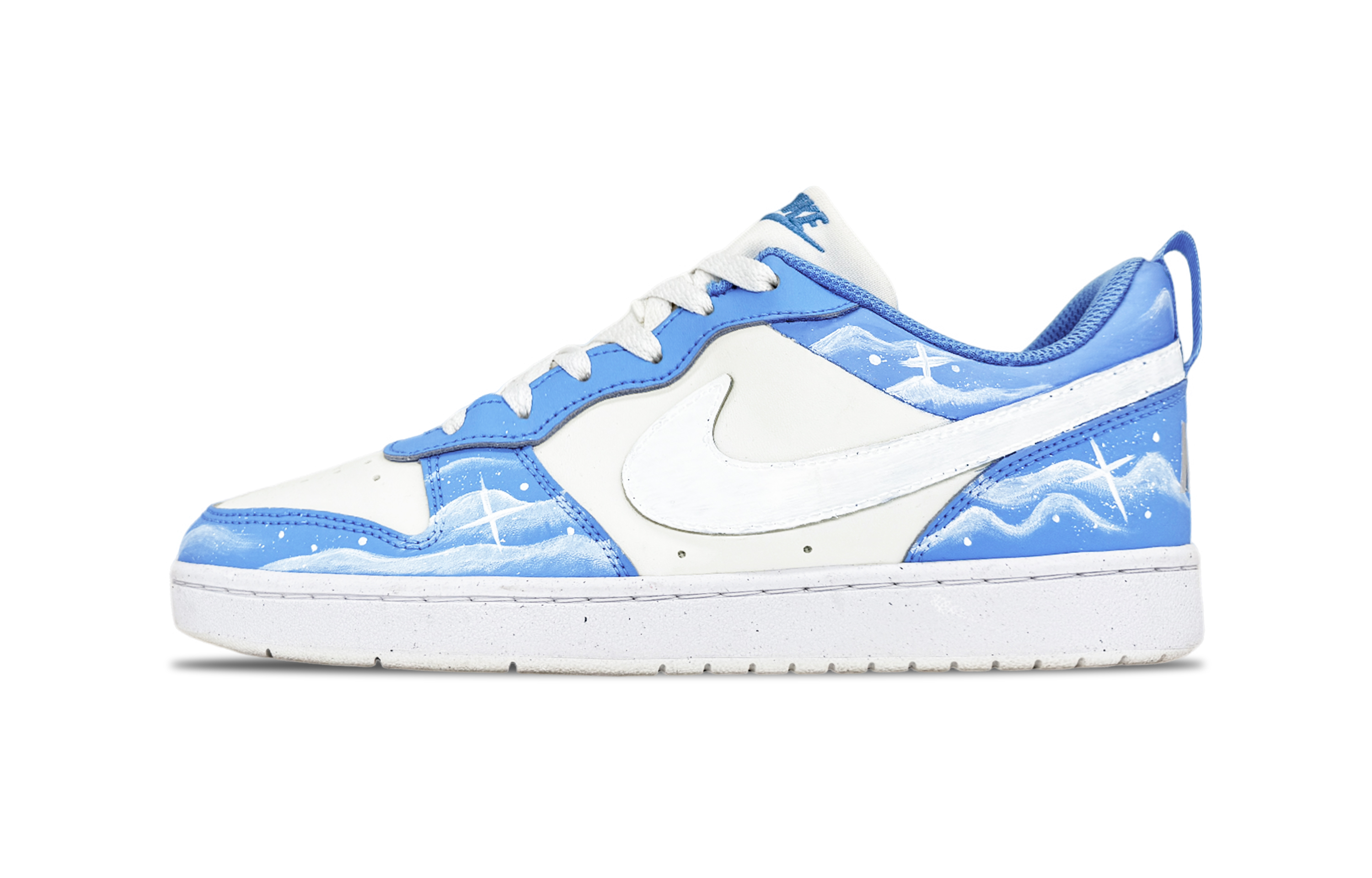 

Низкие детские кроссовки для скейтбординга Court Borough Court для подростков Nike, мятный/синий