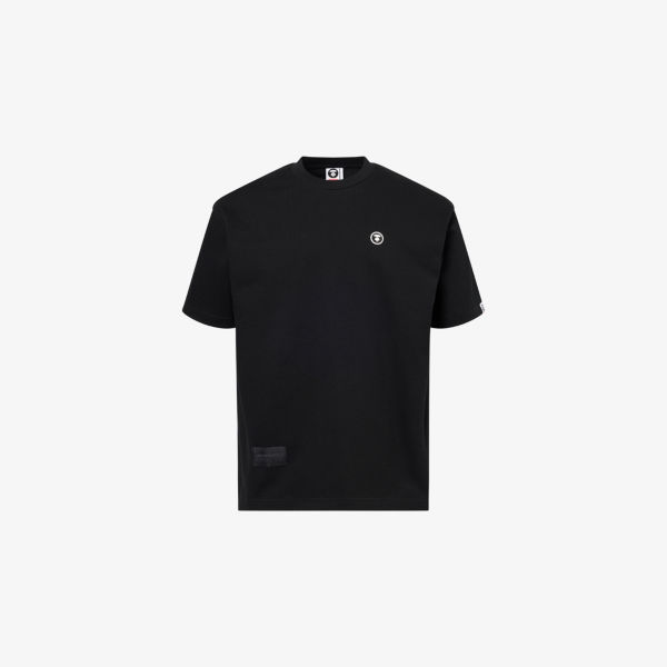 

Футболка Aape 1 point с резиновым логотипом, черный