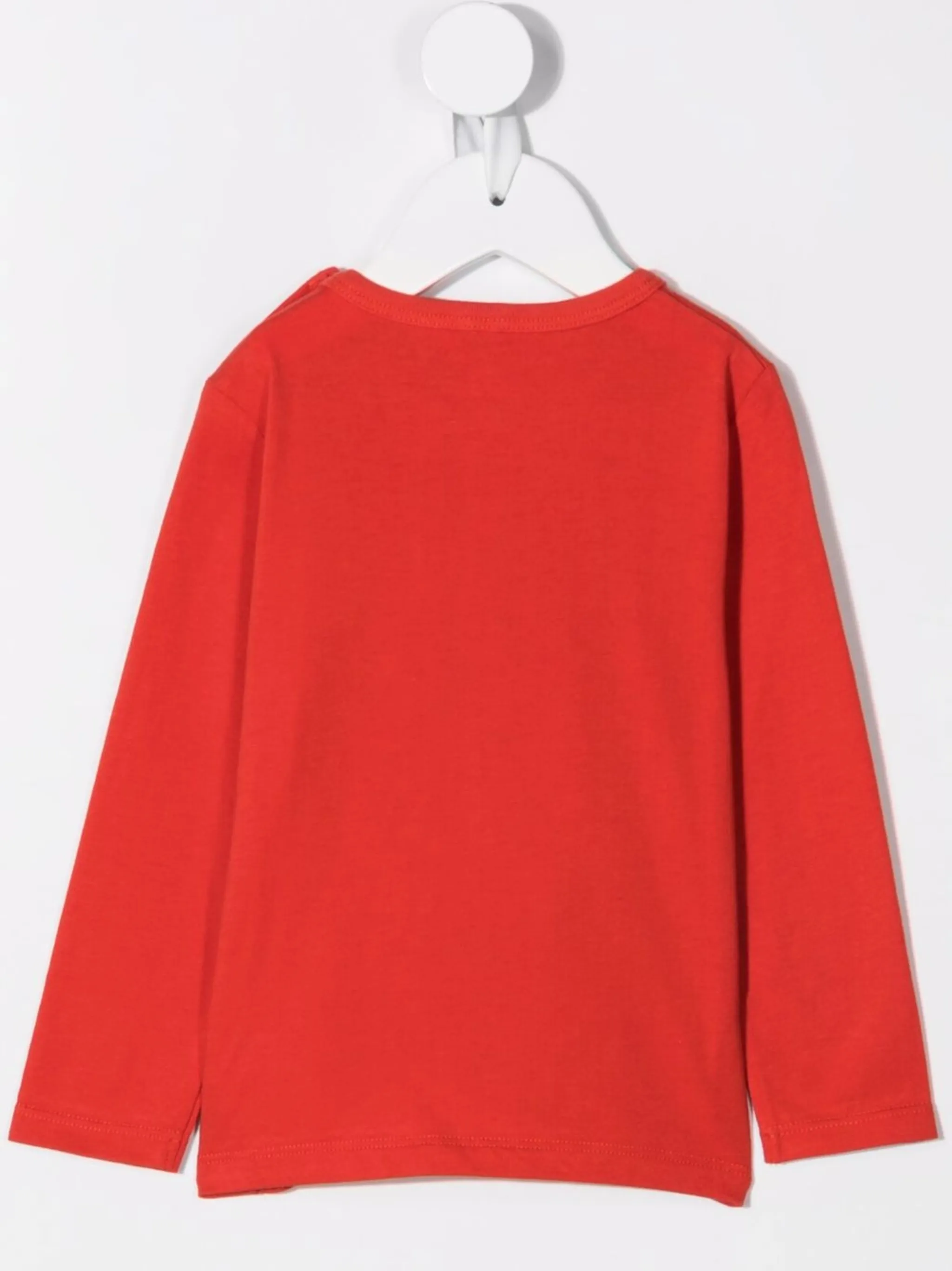 Футболка с длинными рукавами и графичным принтом Stella Mccartney Kids, красный — фото 2