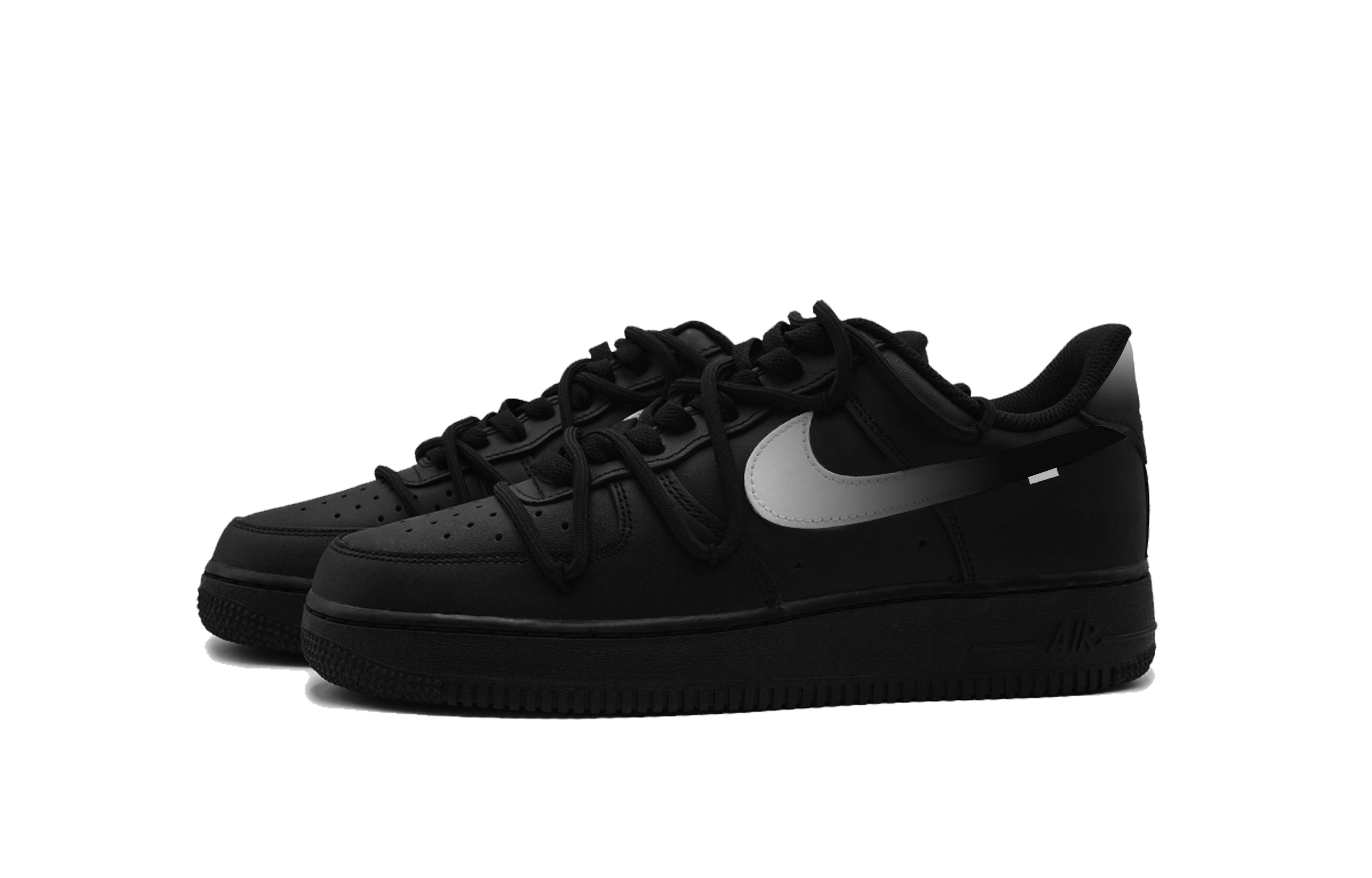 Кроссовки для скейтбординга Air Force 1 Kids Nike, серебристо-серый — фото 4