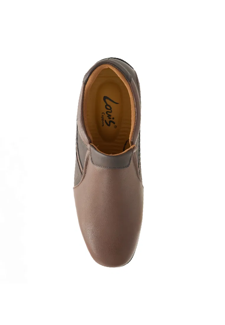 Мужские лоферы, slip-on, модель 250131354 Louis Cuppers, кофейный — фото 4