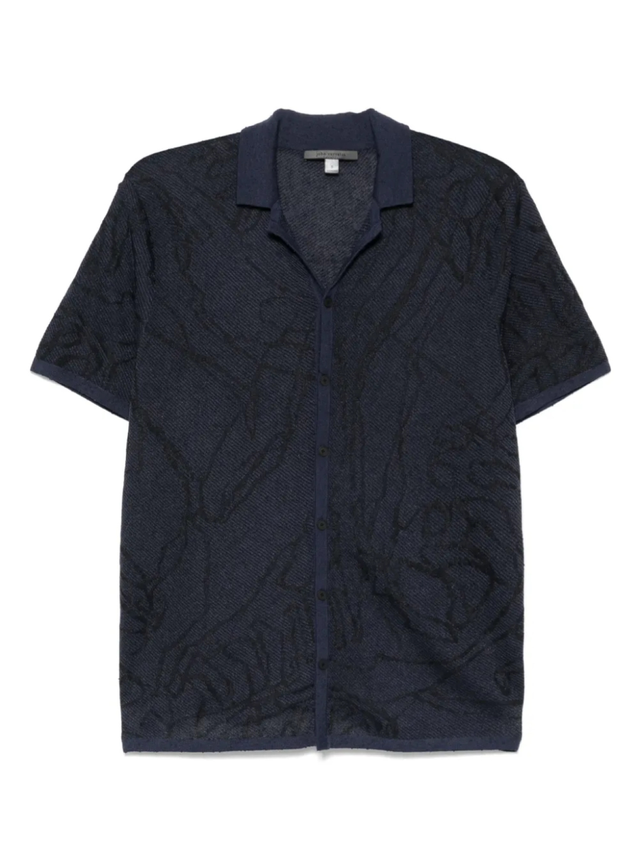 

John Varvatos рубашка с короткими рукавами, синий