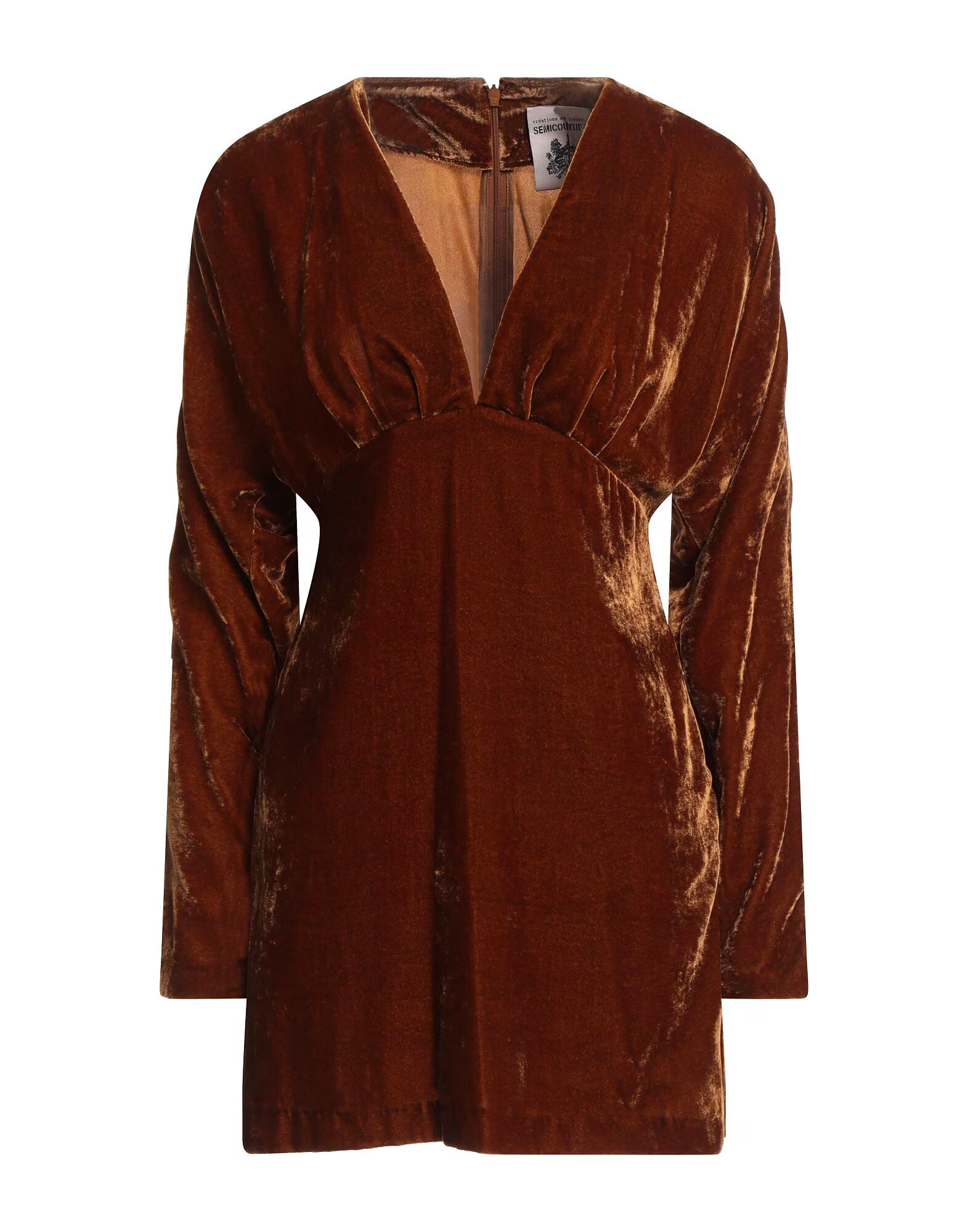 

Мини-платье Semicouture, коричневый
