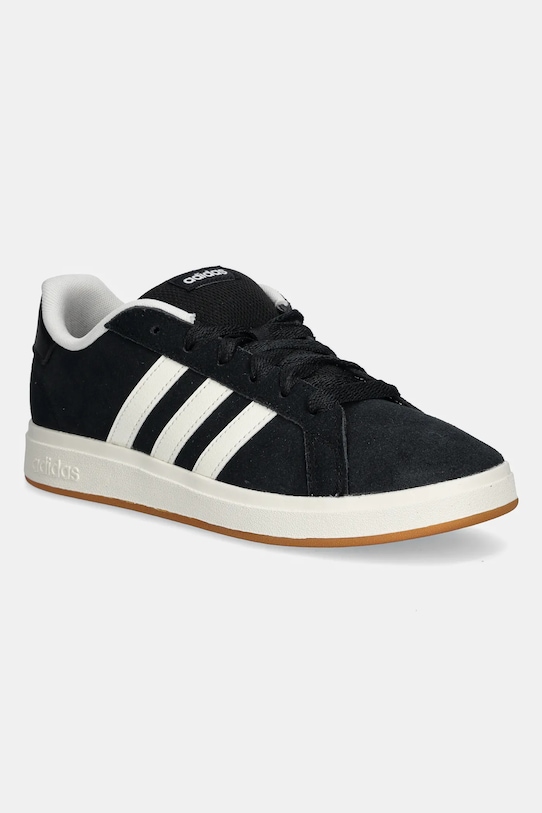 

Детские замшевые кроссовки Grand Court 00s Adidas, черный