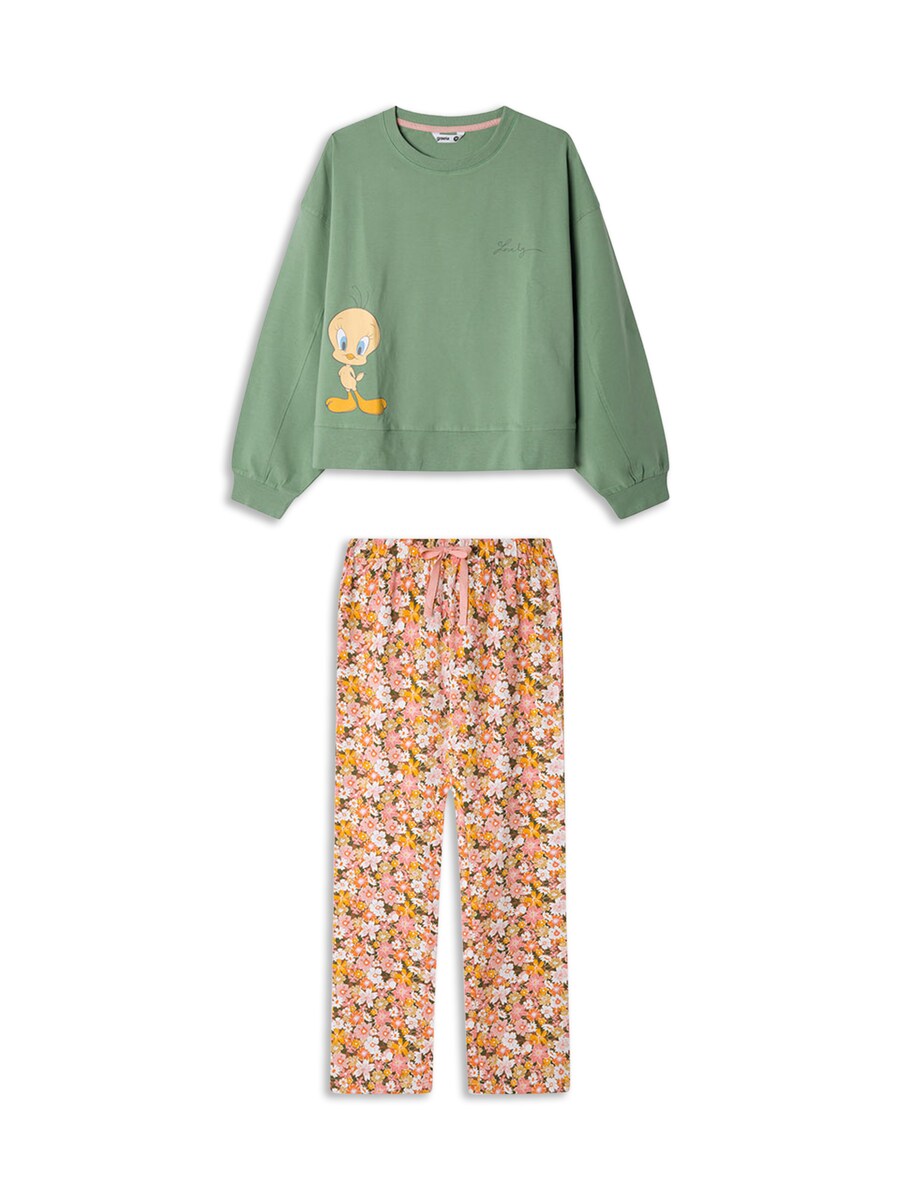 

Пижама Gisela Set, цвет Brown/Green