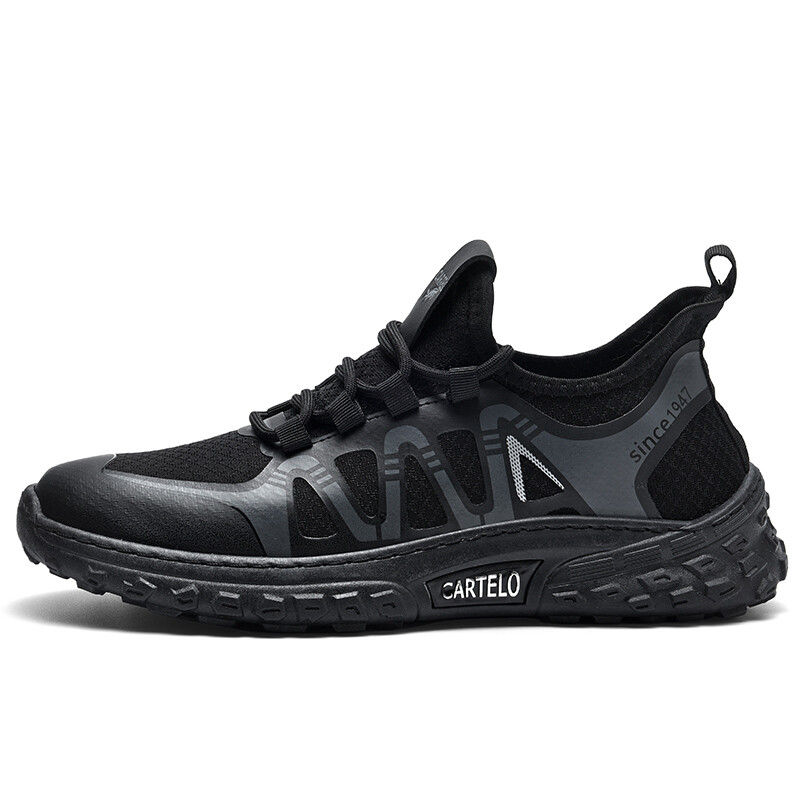 

Кроссовки CARTELO/Catilla crocodile Lifestyle Shoes Men Low-top Black, черный