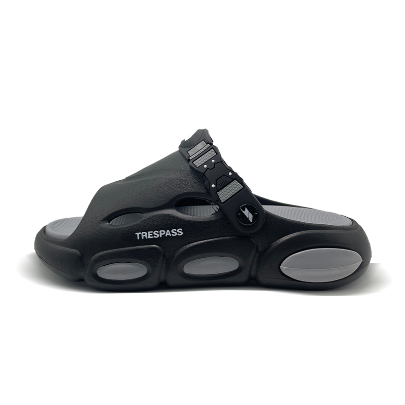 

TRESPASS Быстросохнущие шлепанцы мужские черные, цвет Black
