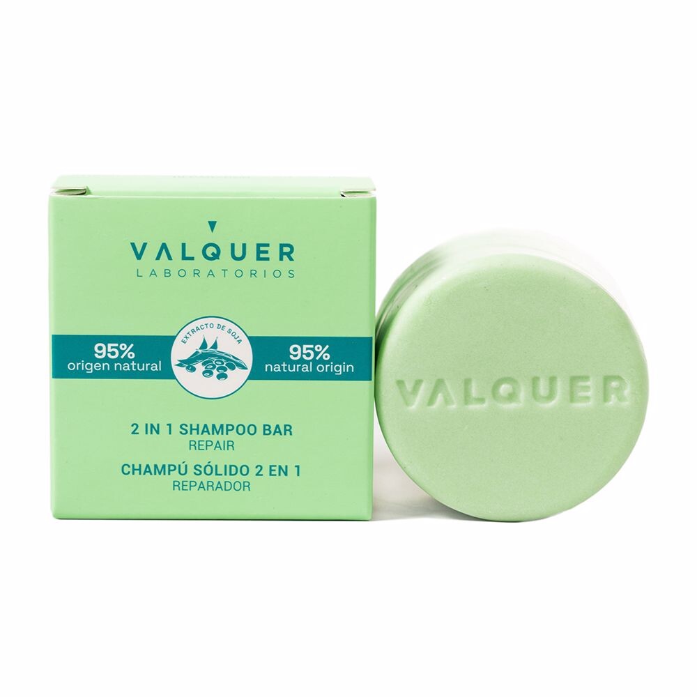 

Твердый шампунь Champú Sólido 2 En 1 Reparador Valquer, 70 гр
