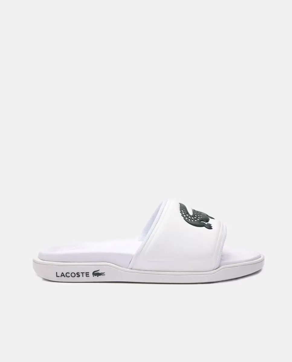 

Женские шлепанцы Croco Dualiste из синтетического материала Lacoste, белый