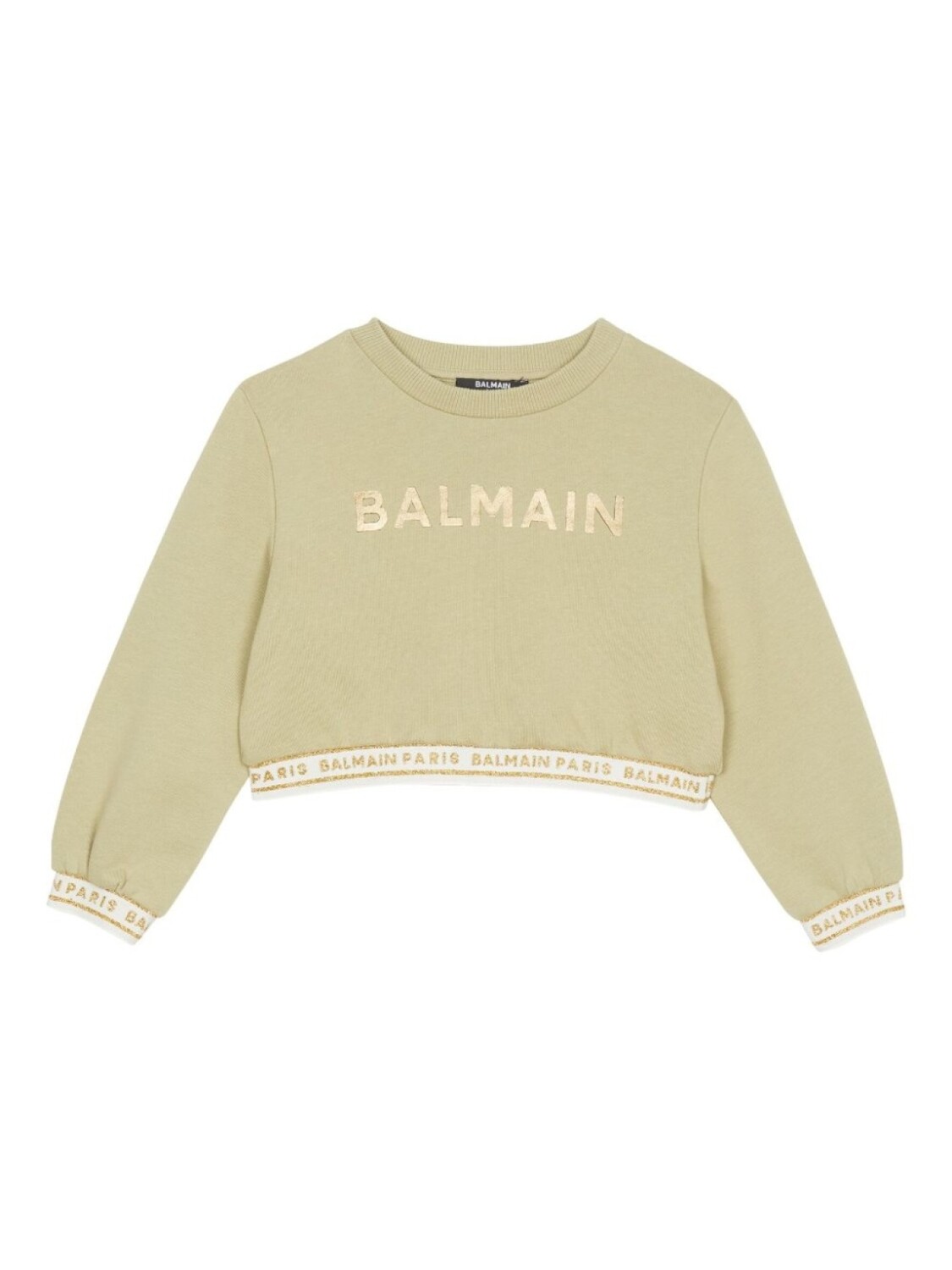 

Толстовка с логотипом Balmain Kids, зеленый
