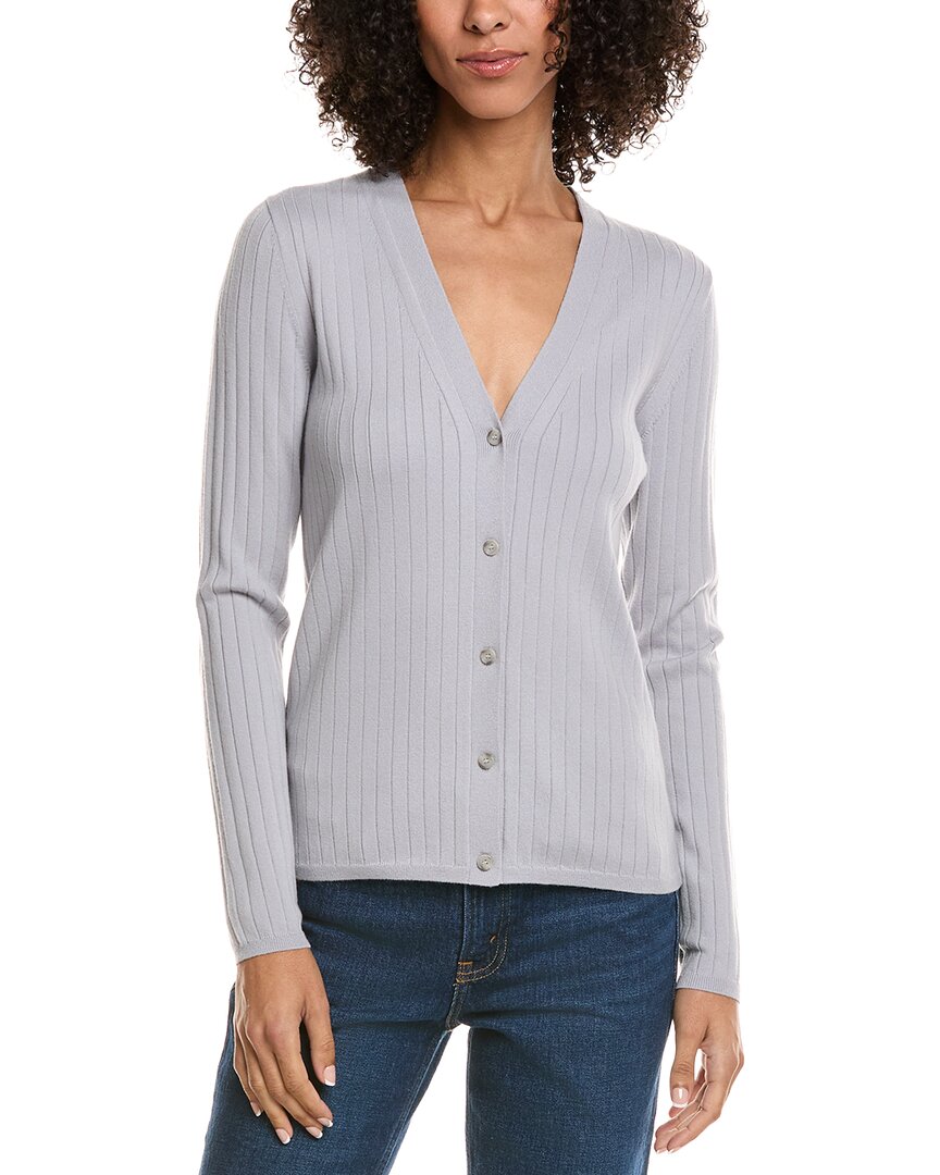 

Свитер из шерстяной смеси в широкую резинку Theory Theory, серый