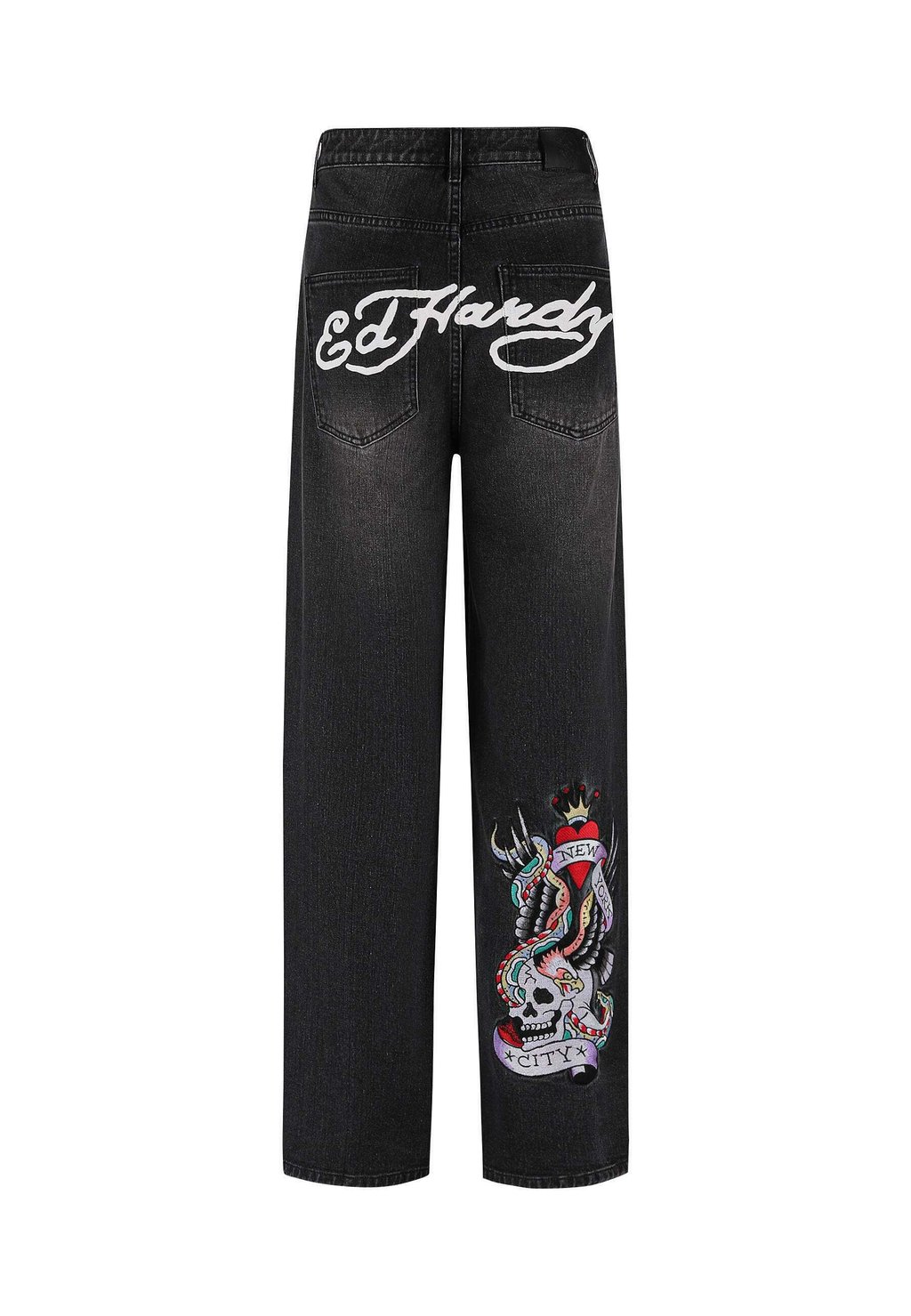 

Джинсы свободного кроя NYC SKULL XXTRA Ed Hardy, черный