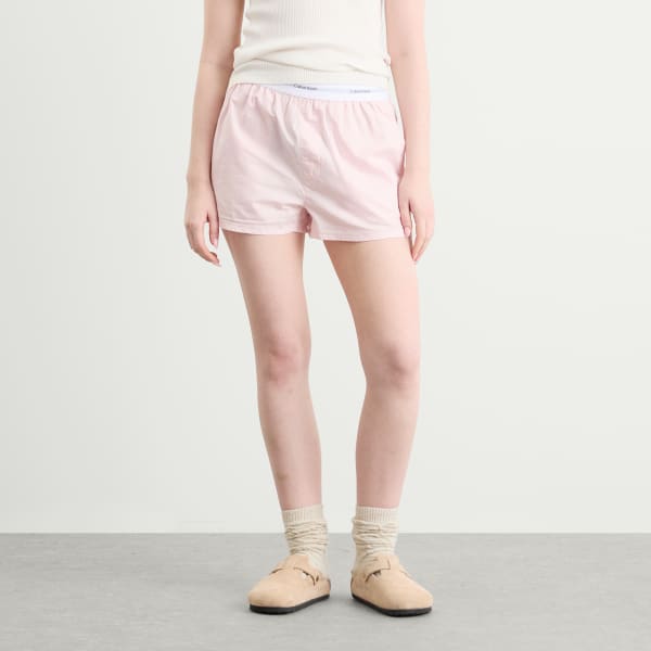 Спальные шорты из хлопкового поплина Calvin Klein, Potpourri — фото 2