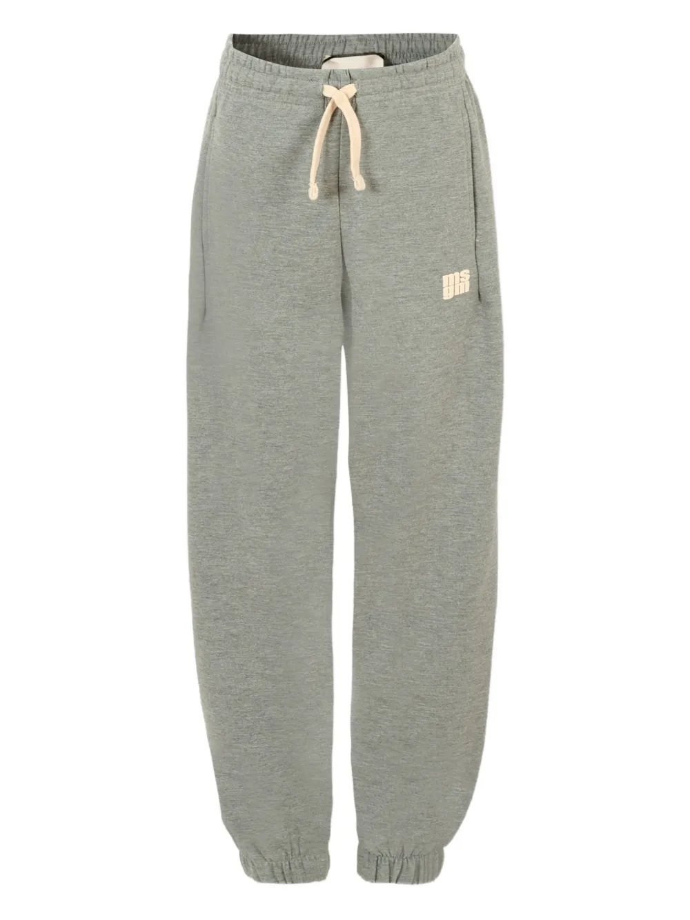 

Спортивные брюки с кулиской и вышитым логотипом Msgm Kids, серый