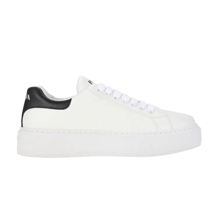 

Кроссовки Prada Leather Platform White Black, белый