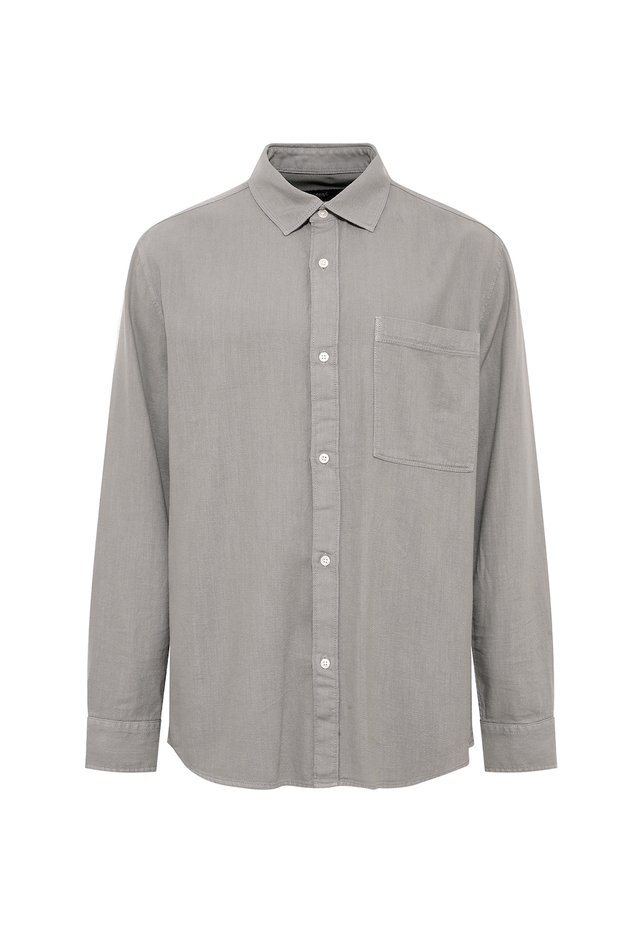 

Рубашка на пуговицах классического кроя Mavi, серый