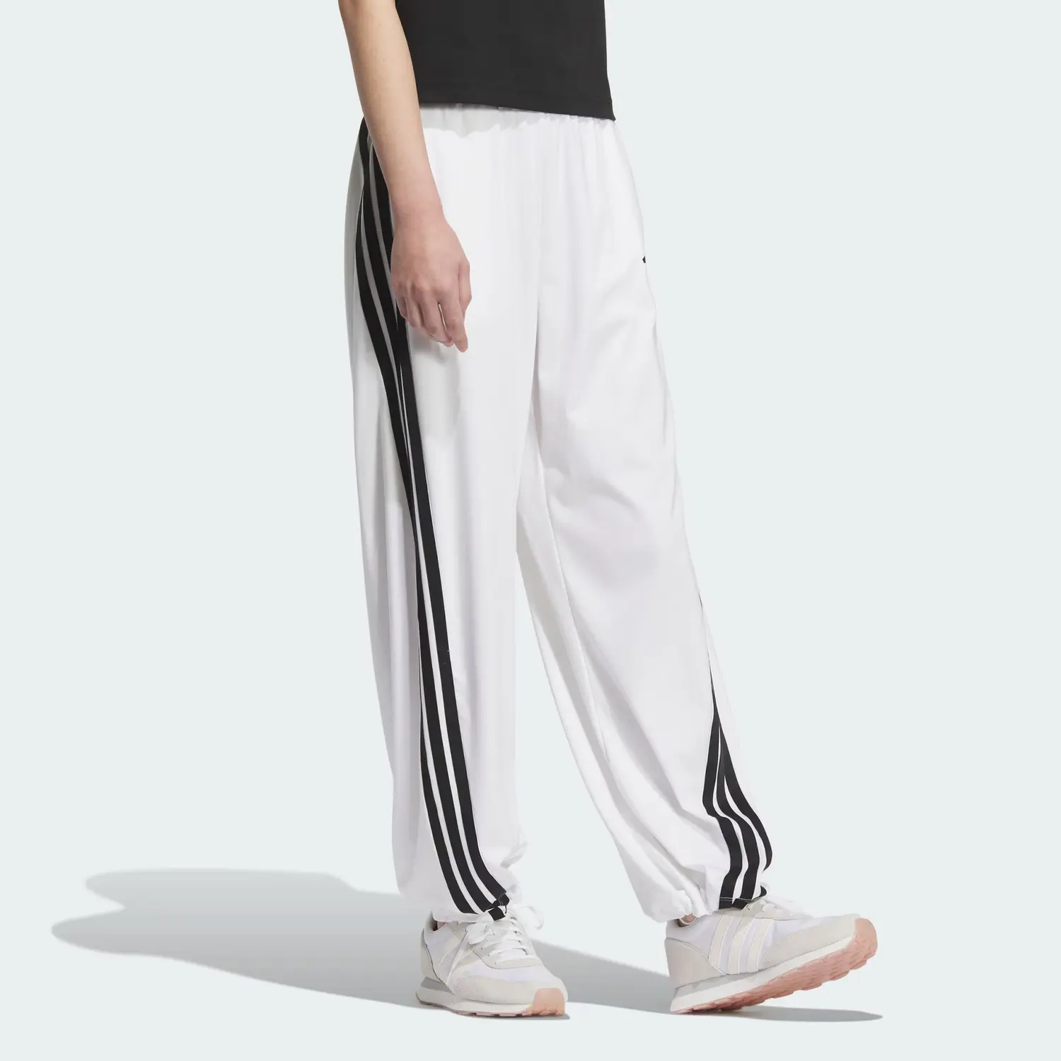 Adidas SS25 BANANA KNIT JOGGERS повседневные брюки женские white — фото 4