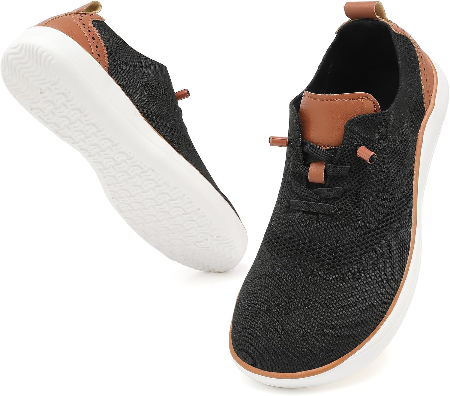 

Мужские туфли CFVKPT с широкой носочной частью, без подъема, оксфорды, деловые повседневные кроссовки, размер 6,5-12, черный